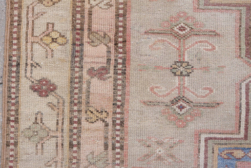 Antique Caucasian Area Rug (4' x 8')